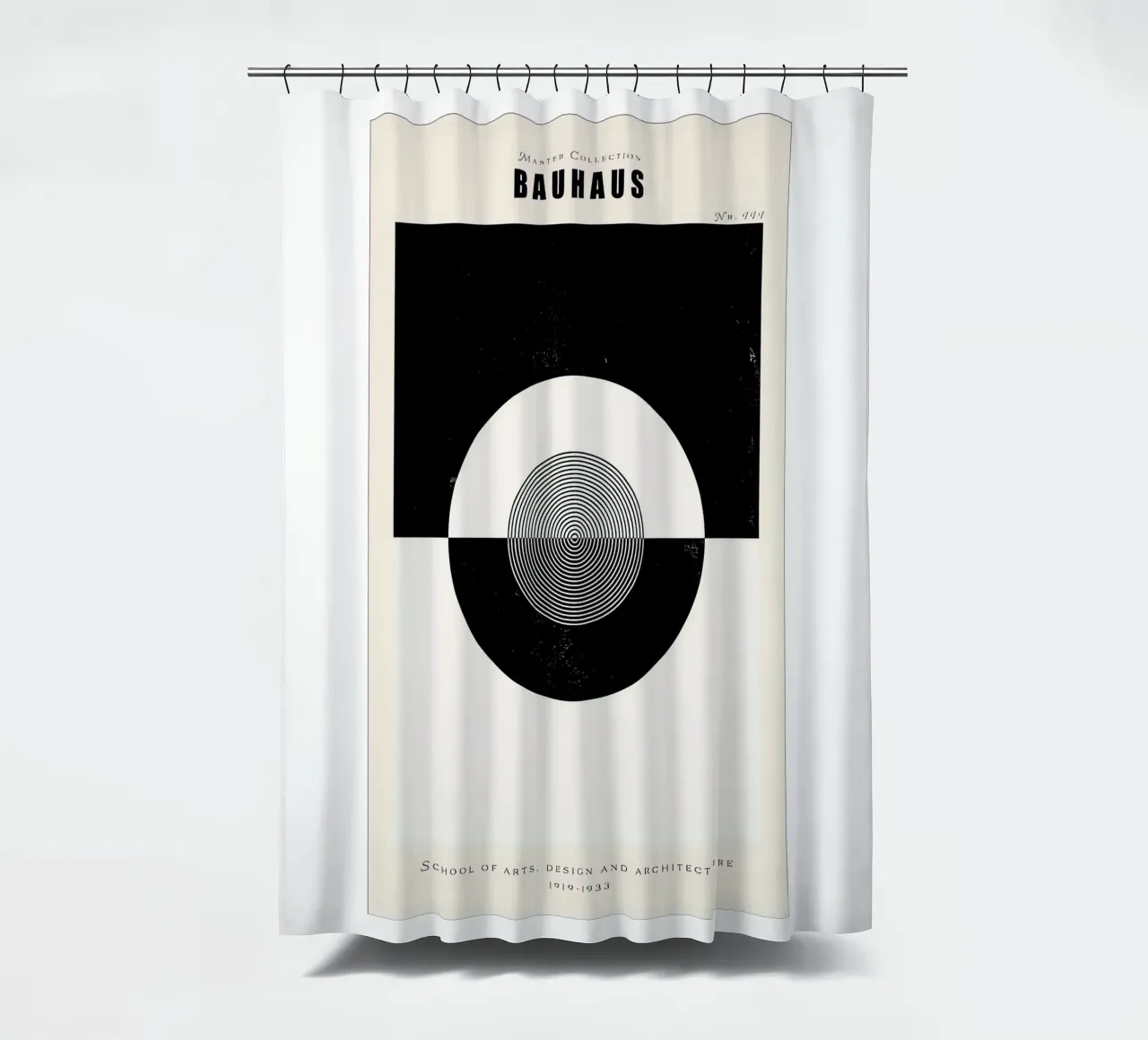 Bauhaus shower curtain by Brooke