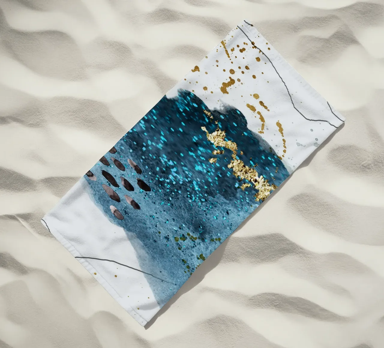 abstract art feeling telo mare da vintageshop