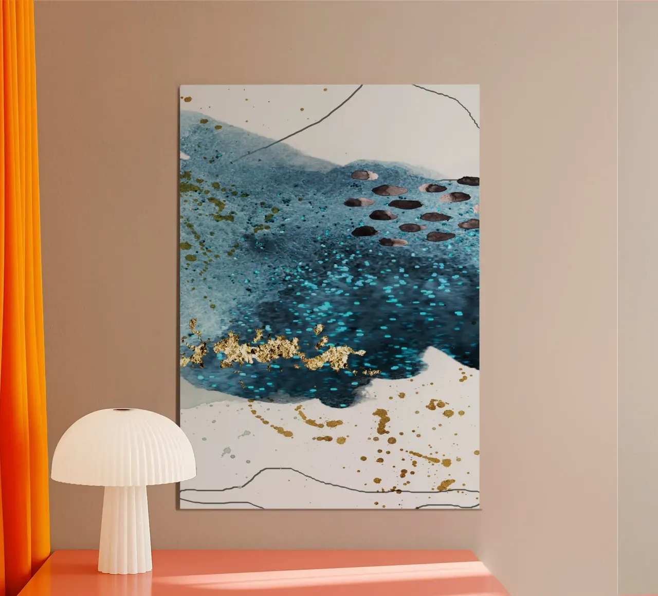 abstract art feeling alluminio dibond da vintageshop