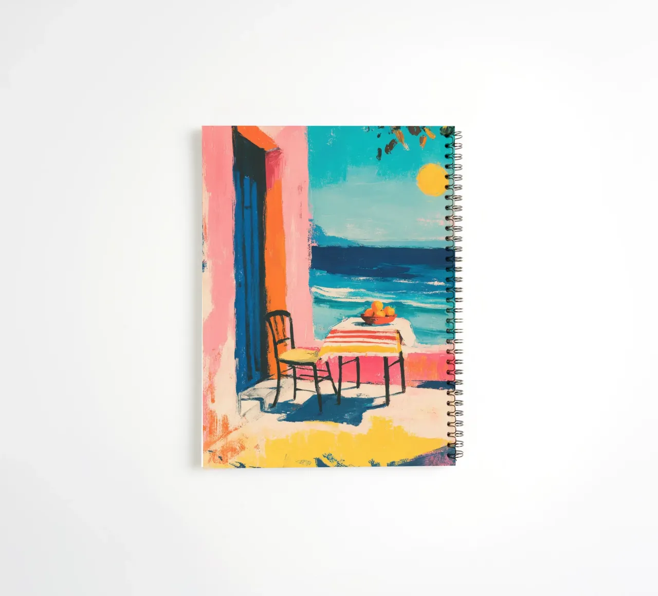 Terrasse grecque de style Matisse carnet à spirale de ArtByNiki