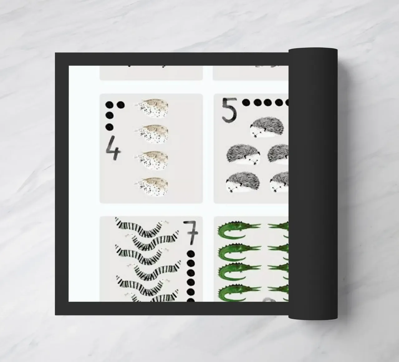 Numbers Print zerbino da Isabelle Vandeplassche