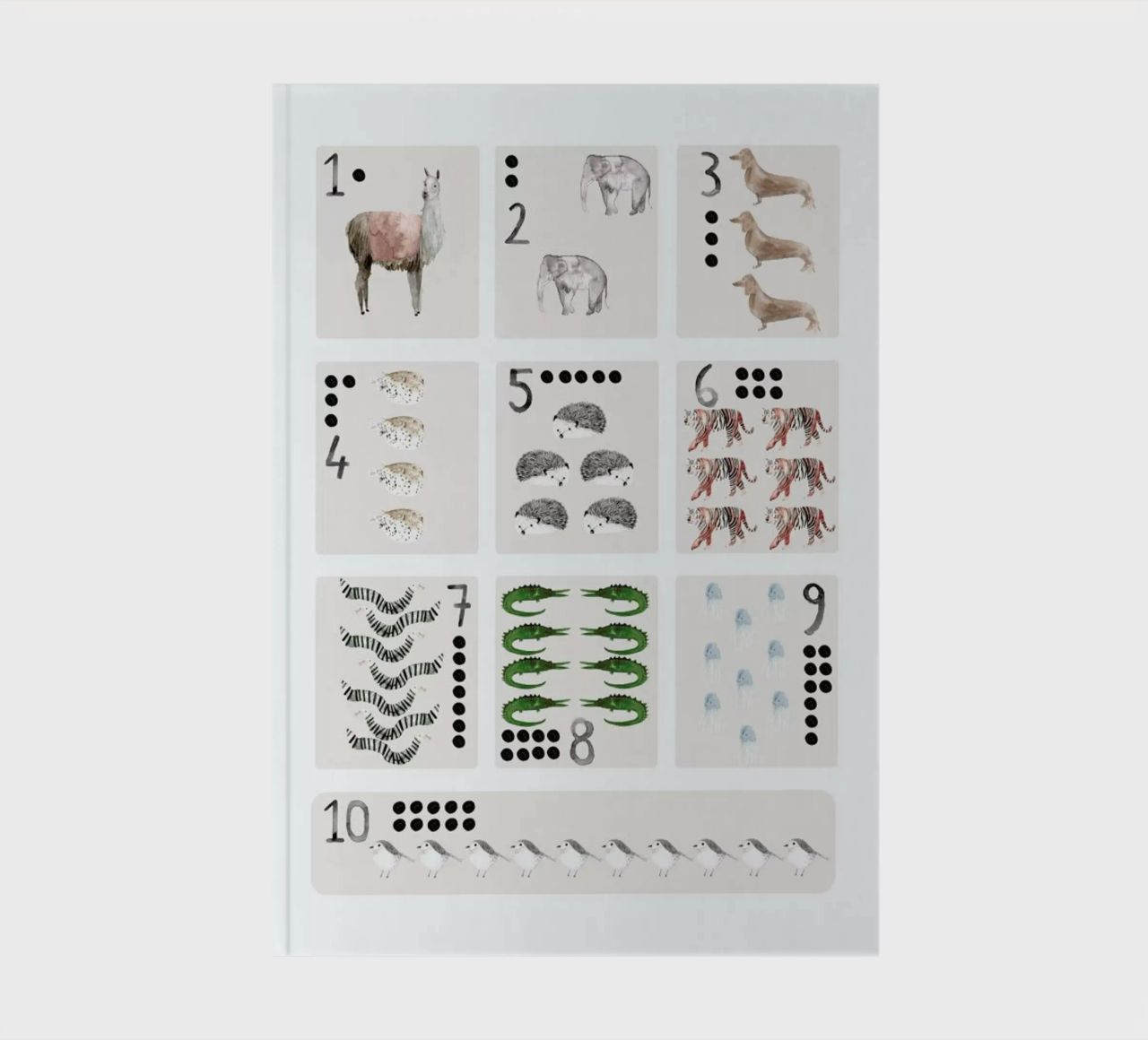Numbers Print notebook by Isabelle Vandeplassche