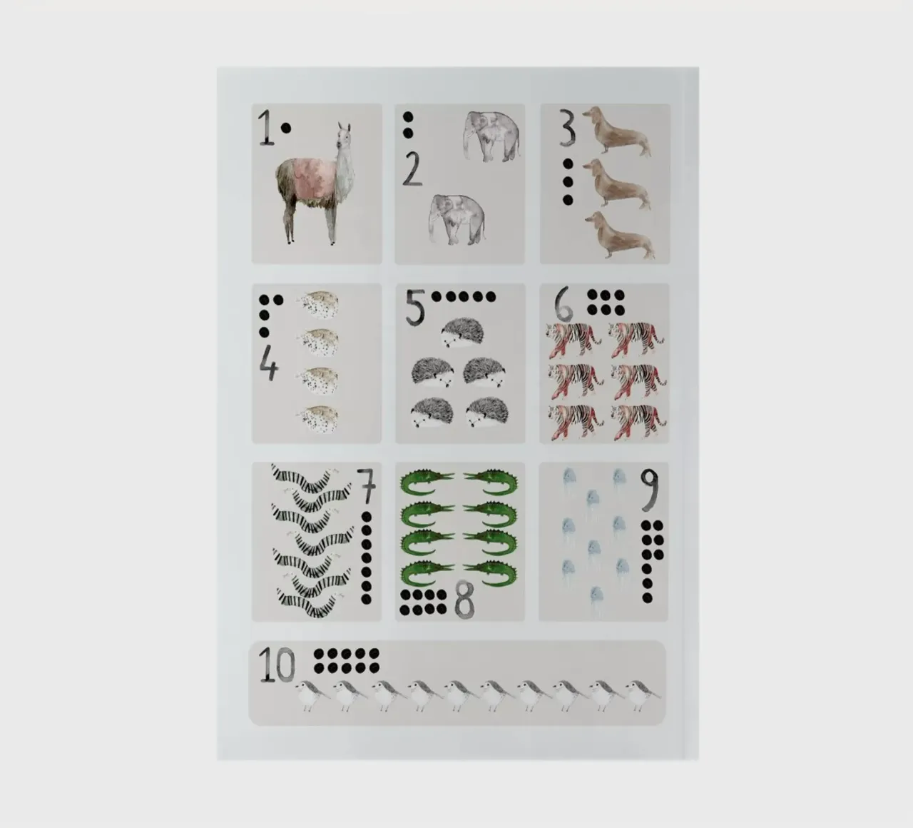 Numbers Print notebook by Isabelle Vandeplassche