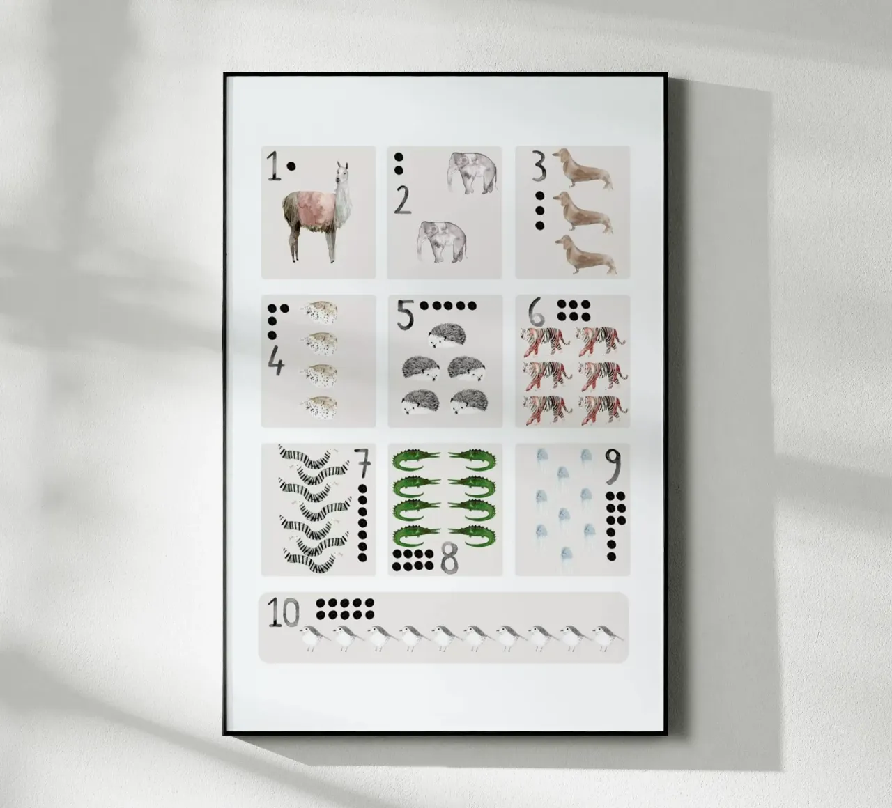 Numbers Print Acryl-Glas von Isabelle Vandeplassche
