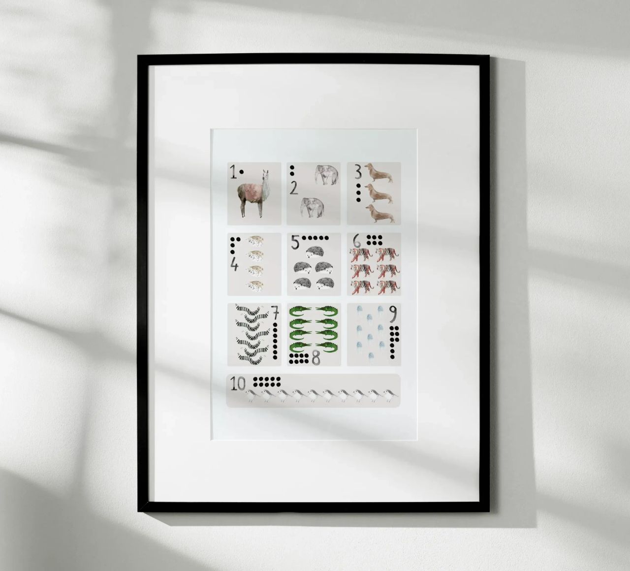 Numbers Print carta hahnemühle da Isabelle Vandeplassche