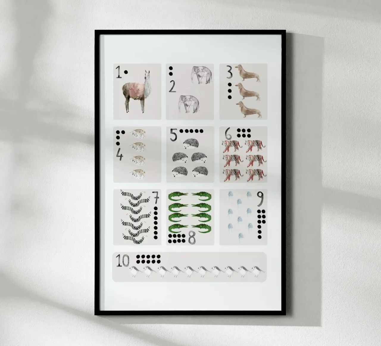 Numbers Print poster da Isabelle Vandeplassche