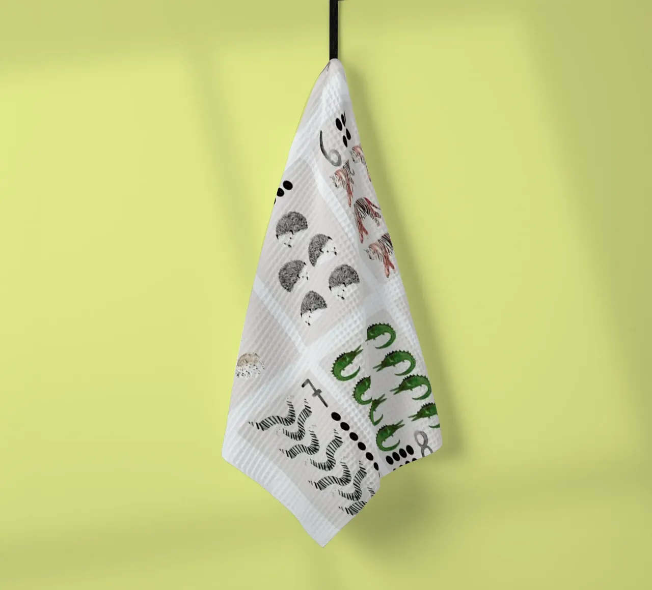 Numbers Print torchon de Isabelle Vandeplassche