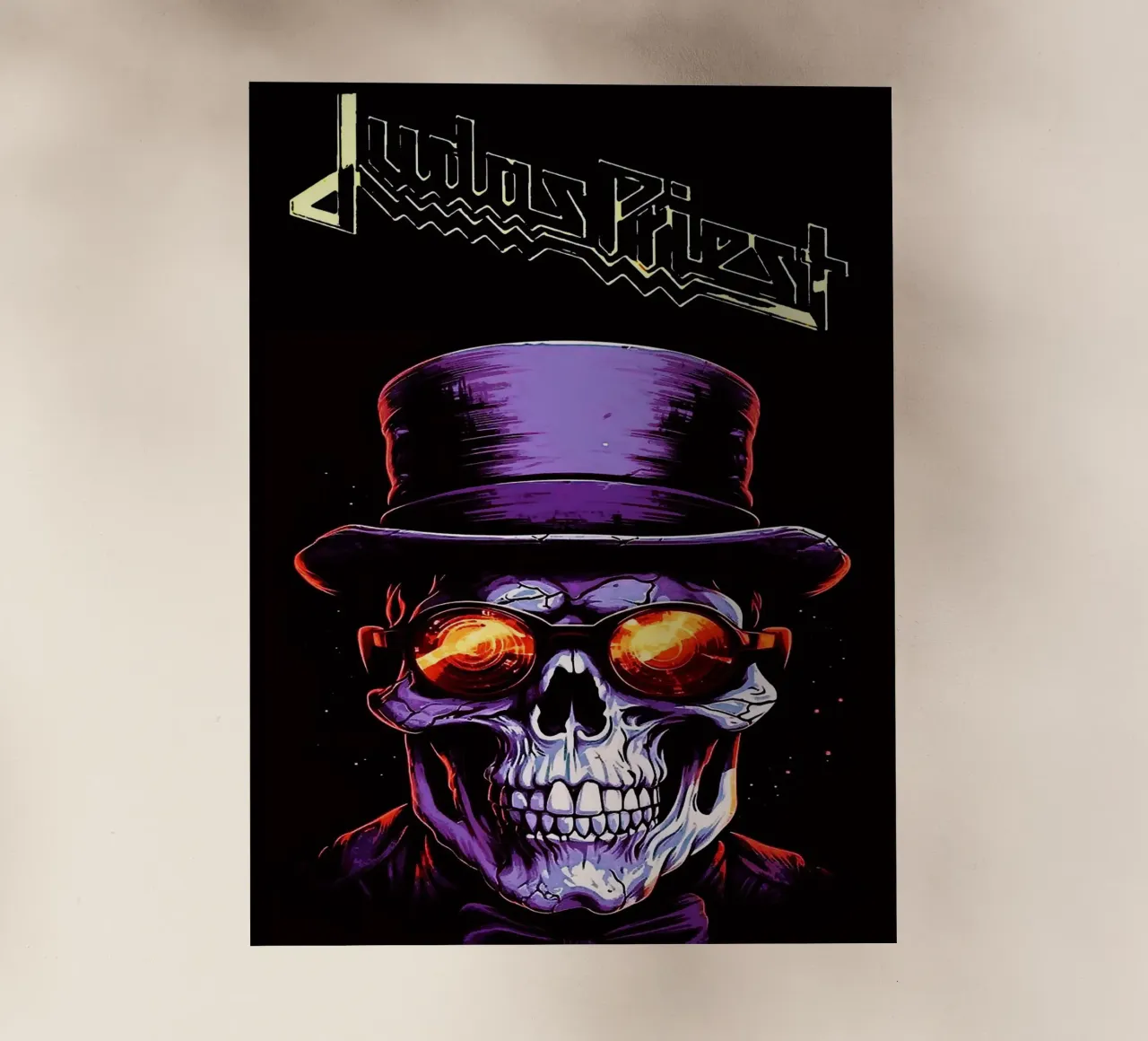 La band dei Judas Priest pellicola backlit da vanhesling