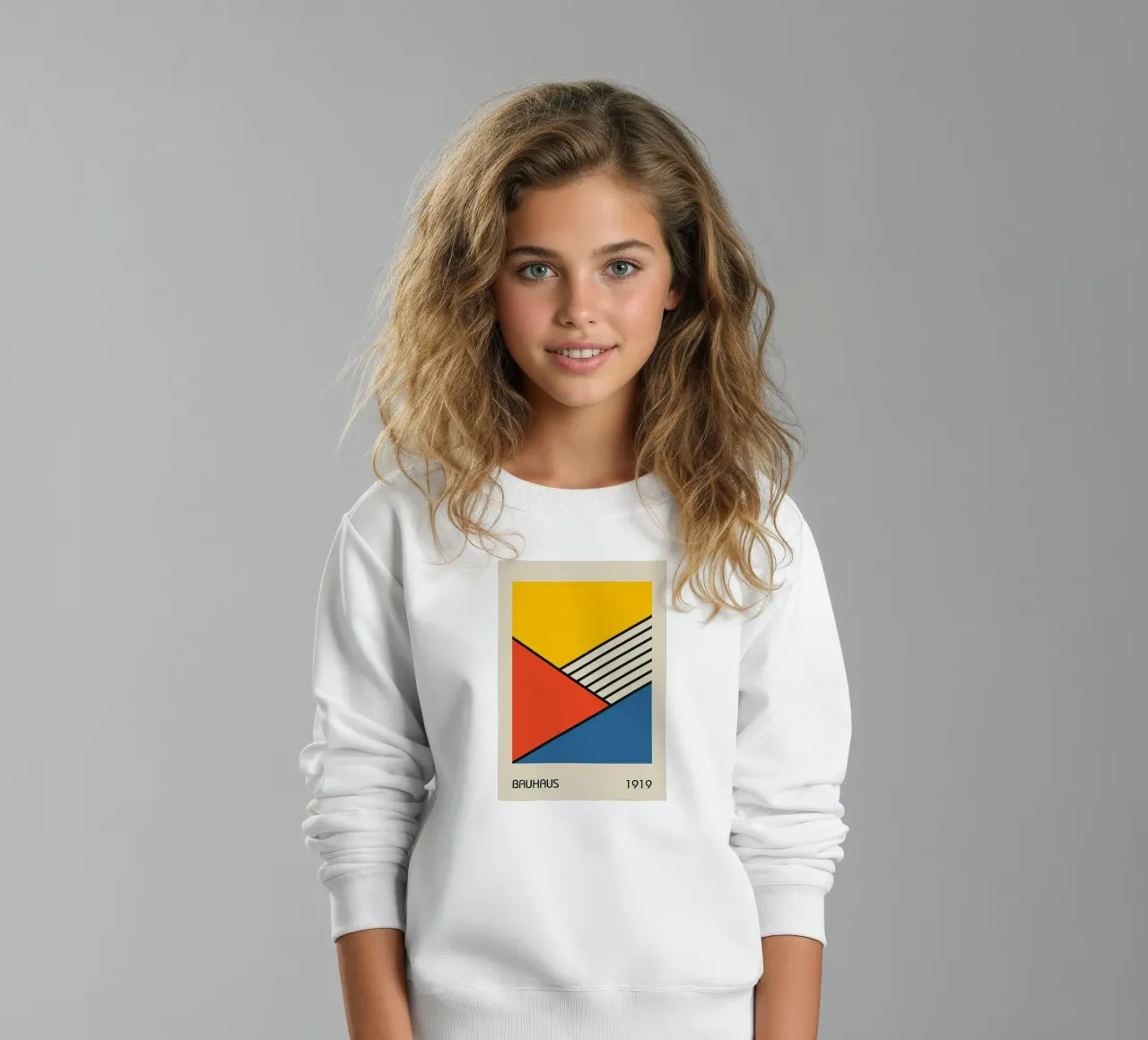 Bauhaus 1919 kids sweatshirt by Brooke