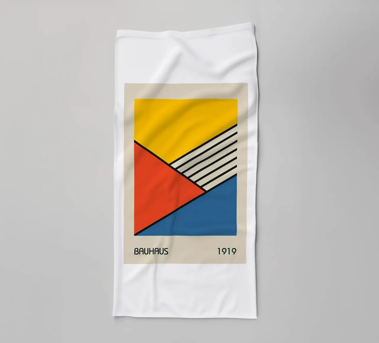 Bauhaus 1919 towel by Brooke
