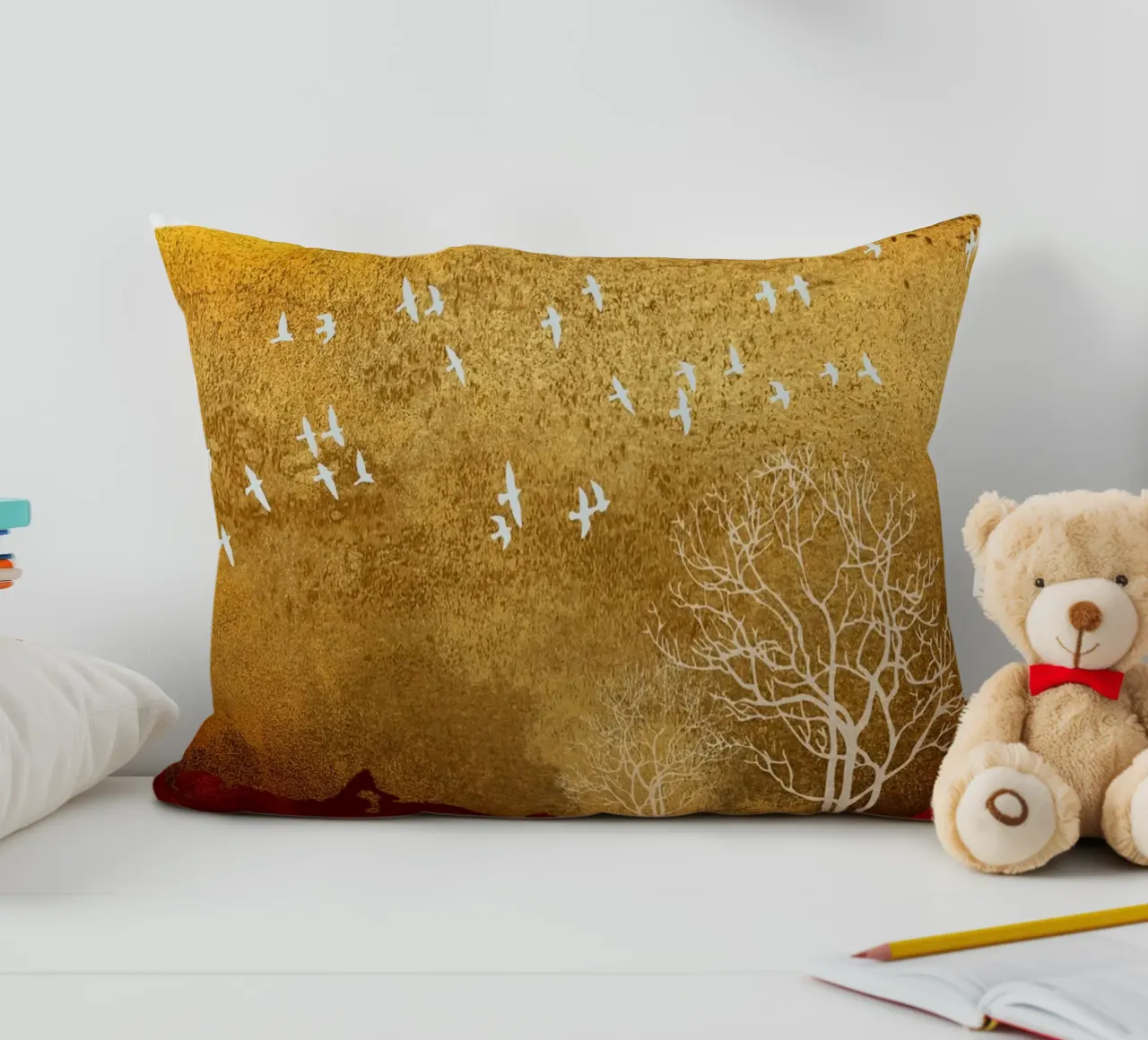 abstract art nature cuscino da vintageshop