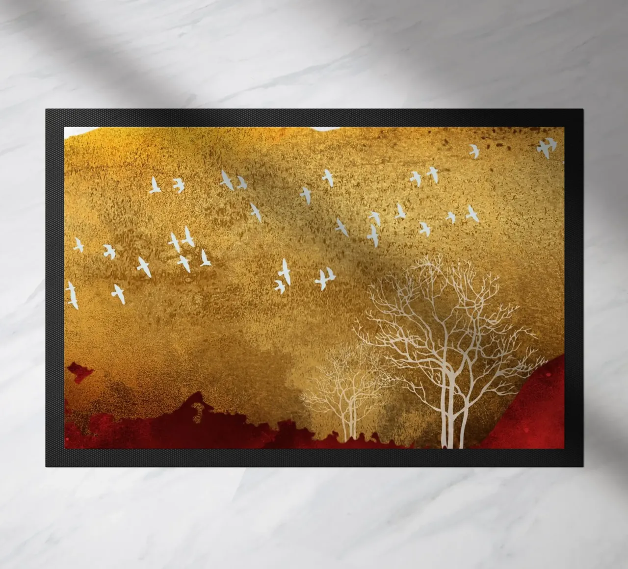 abstract art nature zerbino da vintageshop
