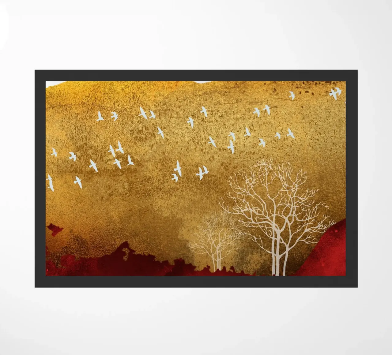 abstract art nature zerbino da vintageshop