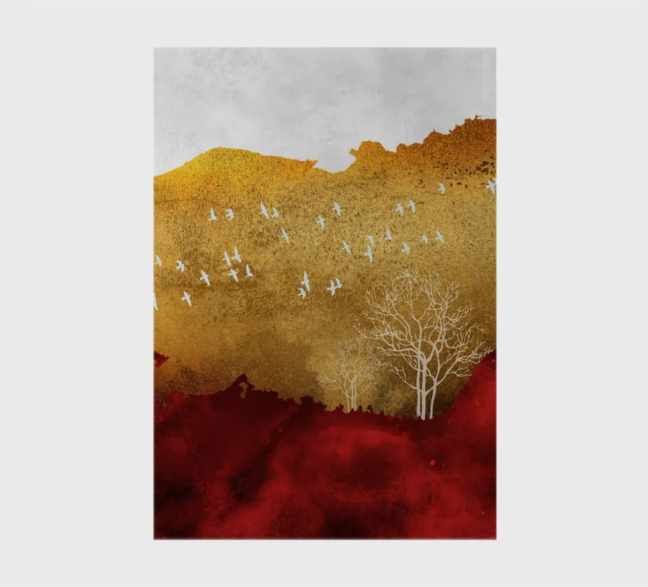 abstract art nature notebook by vintageshop