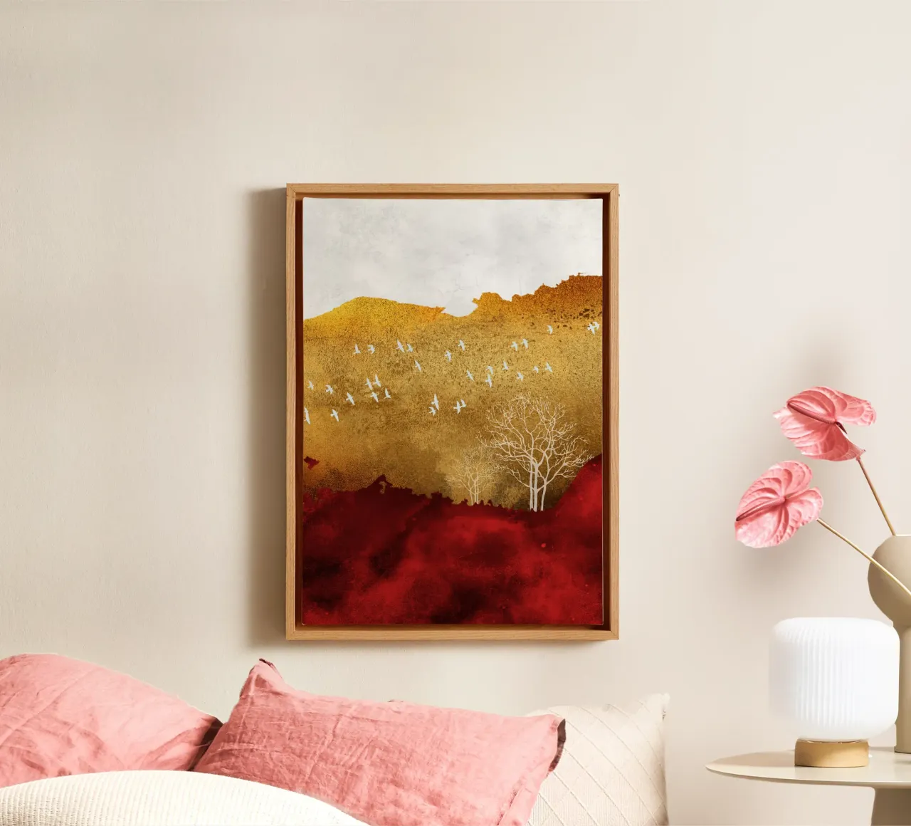 abstract art nature tela con Cornice a cassetta da vintageshop