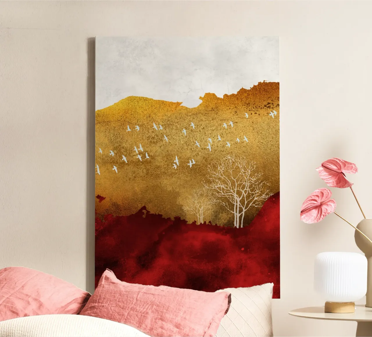 abstract art nature tela con Cornice a cassetta da vintageshop