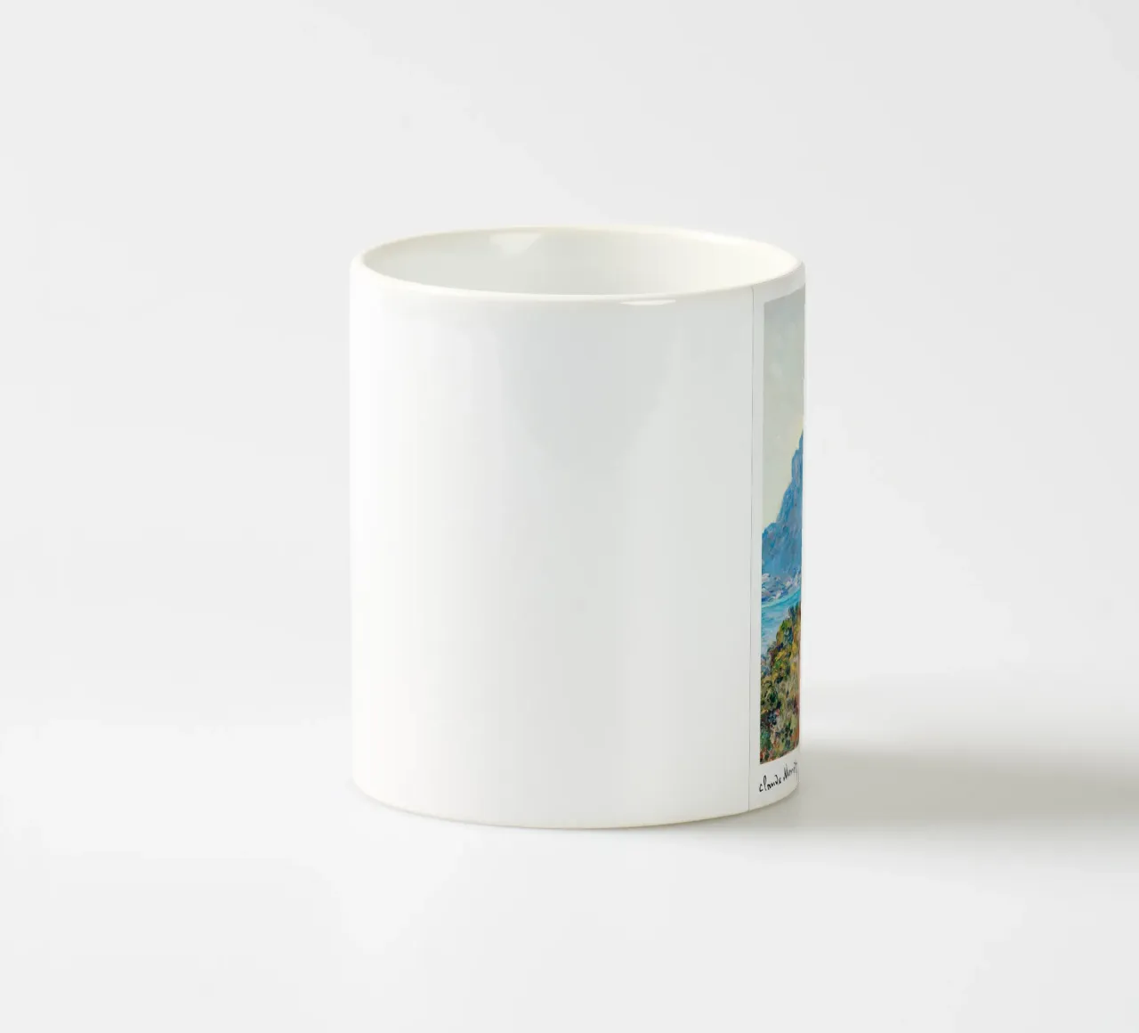 Monet La Corniche near Monaco 1884 tazza in ceramica da Jam Poster