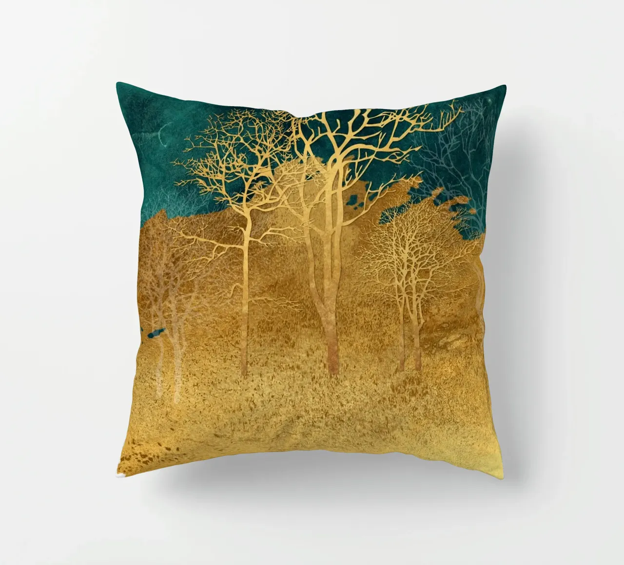 abstract art dry trees cuscino da vintageshop