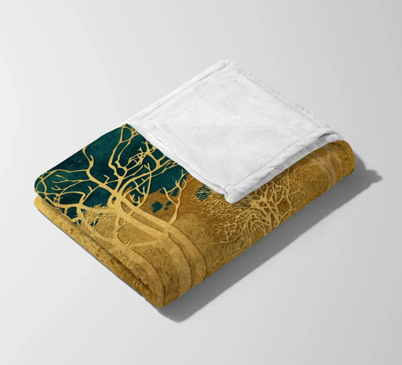 abstract art dry trees coperta in pile da vintageshop
