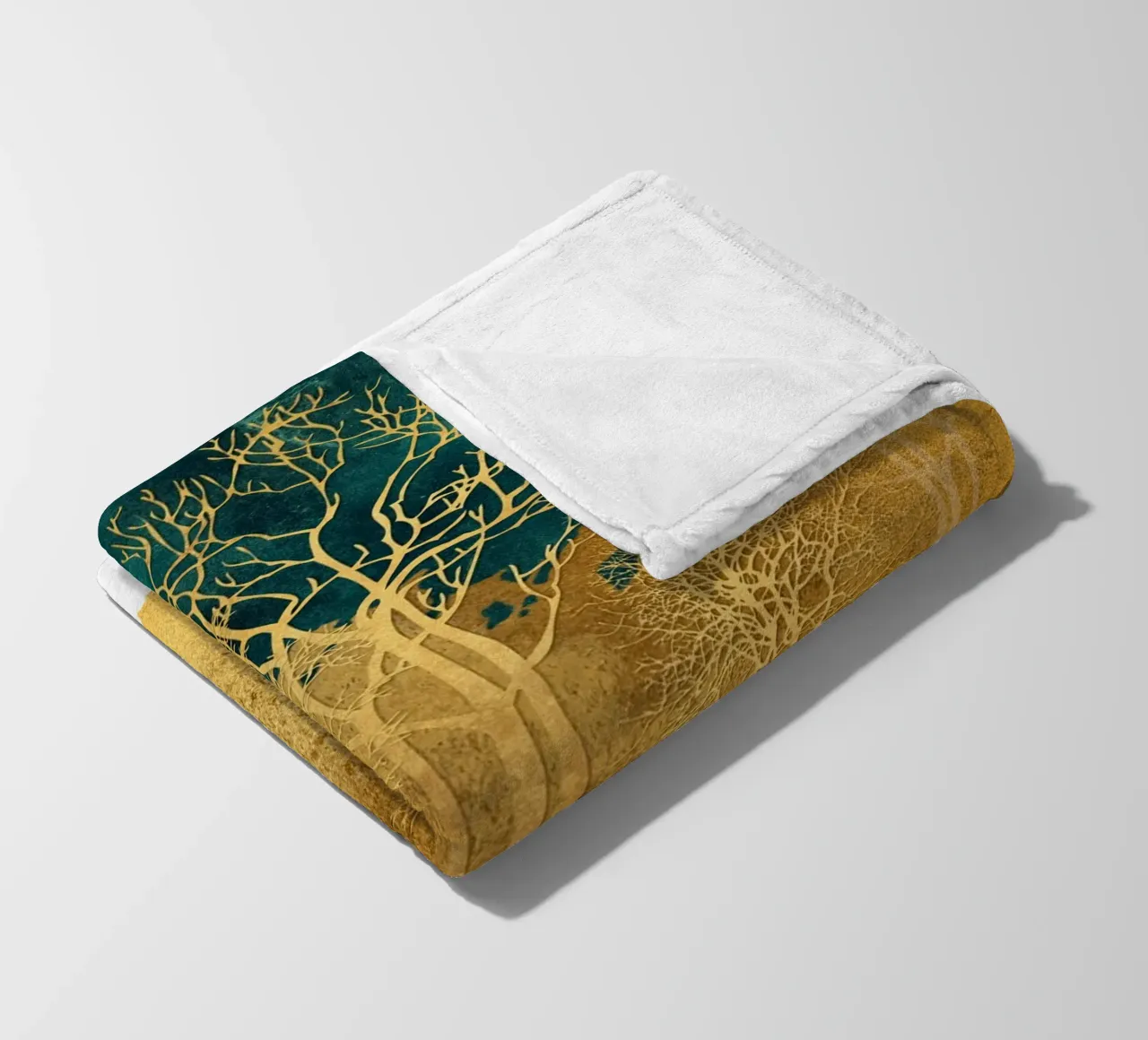 abstract art dry trees coperta in pile da vintageshop