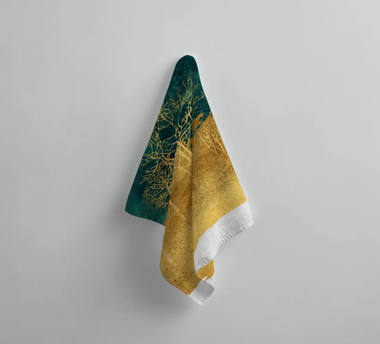 abstract art dry trees asciugamano da bagno da vintageshop