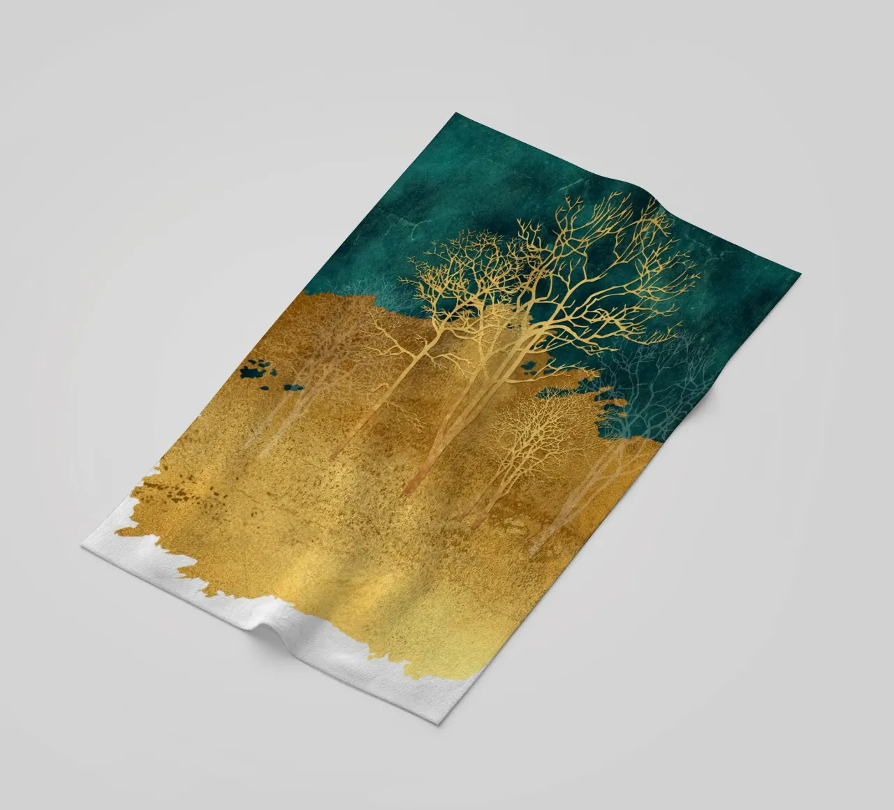 abstract art dry trees telo mare da vintageshop