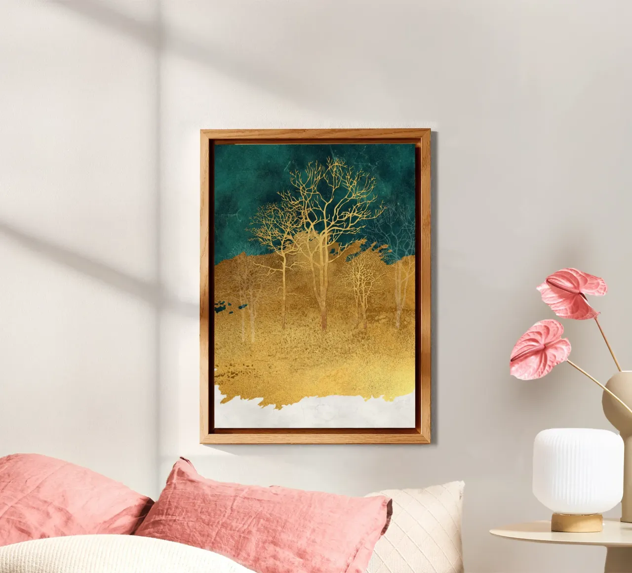 abstract art dry trees alluminio dibond da vintageshop