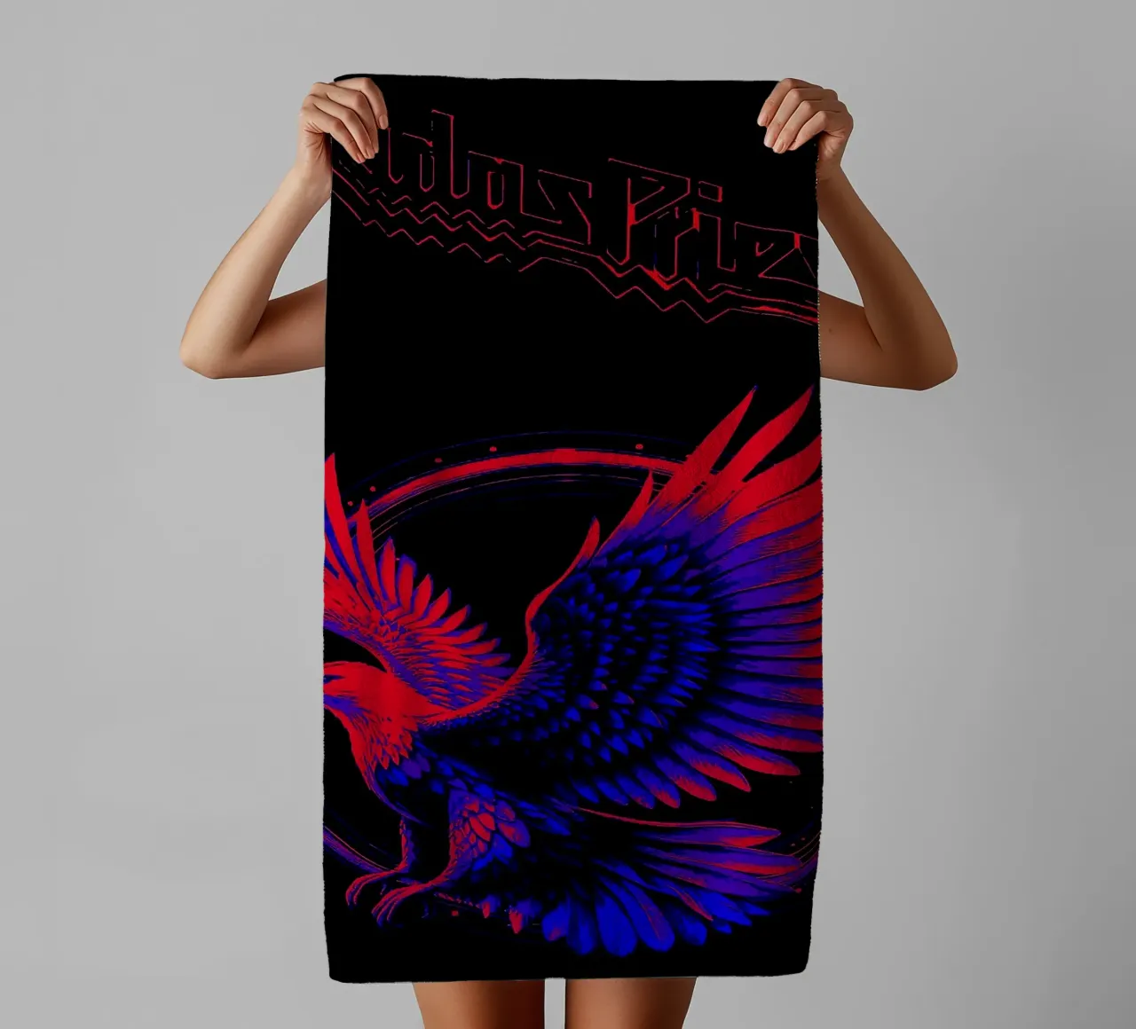 Le groupe Judas Priest serviette de bain de vanhesling