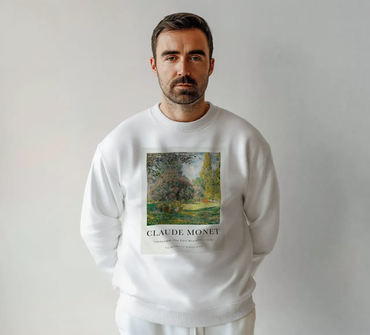 Monet Paesaggio Il Parco Monceau 1876 felpa da Jam Poster