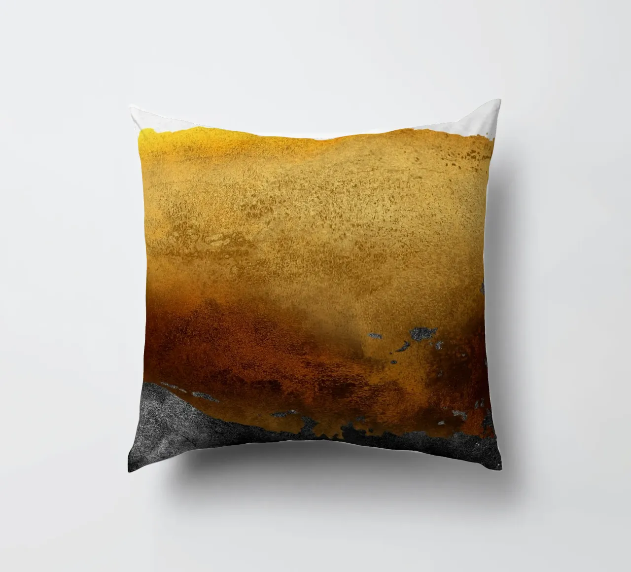 abstract art 2 colors earthquake cuscino da vintageshop