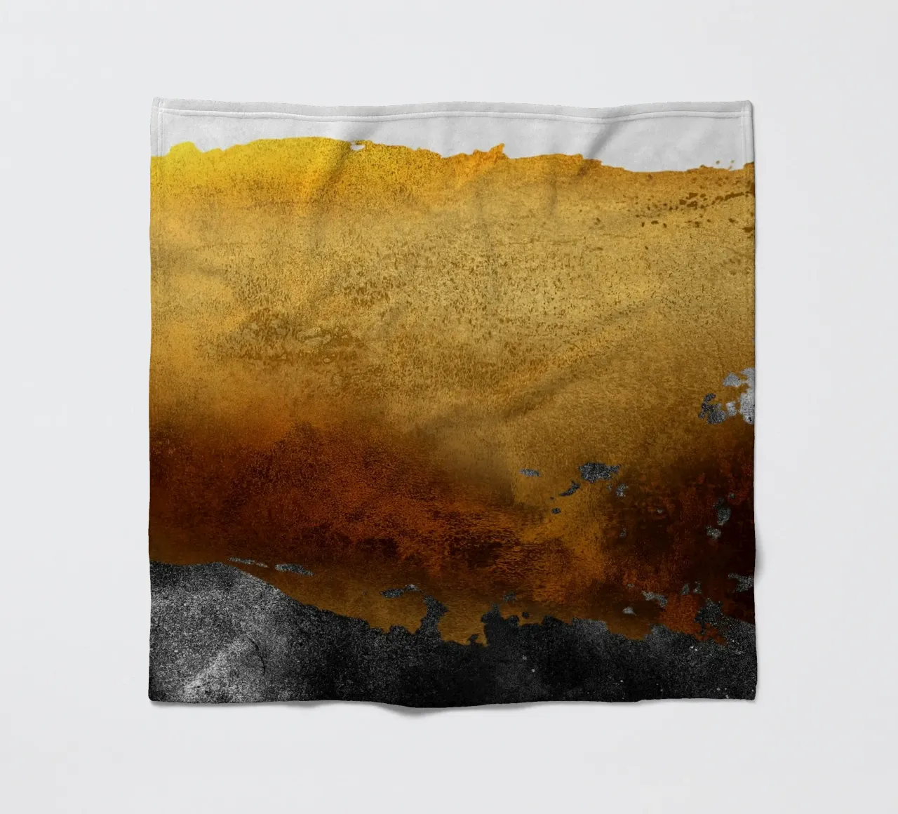 abstract art 2 colors earthquake coperta in pile da vintageshop