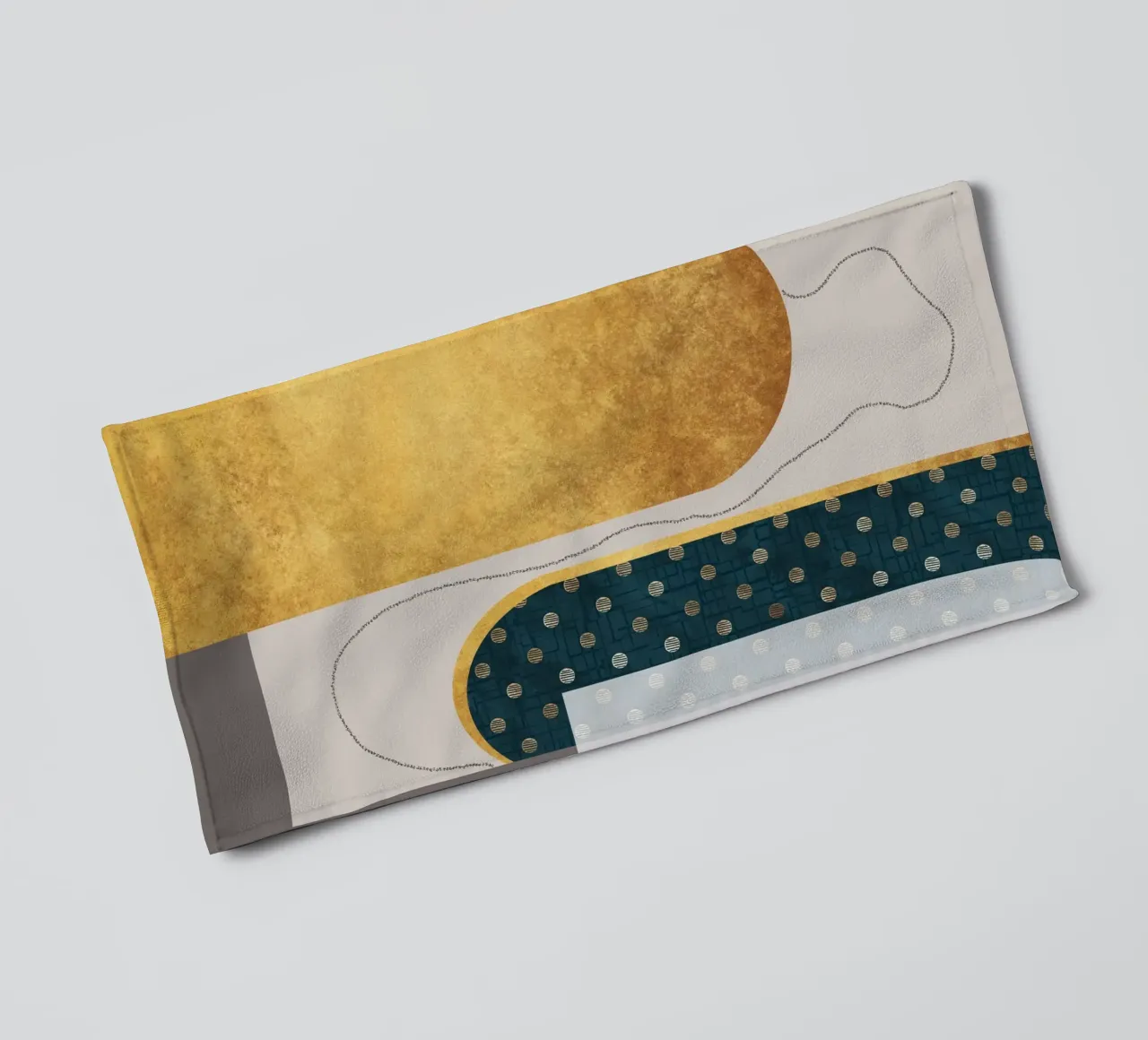 modern abstract art asciugamano da bagno da vintageshop