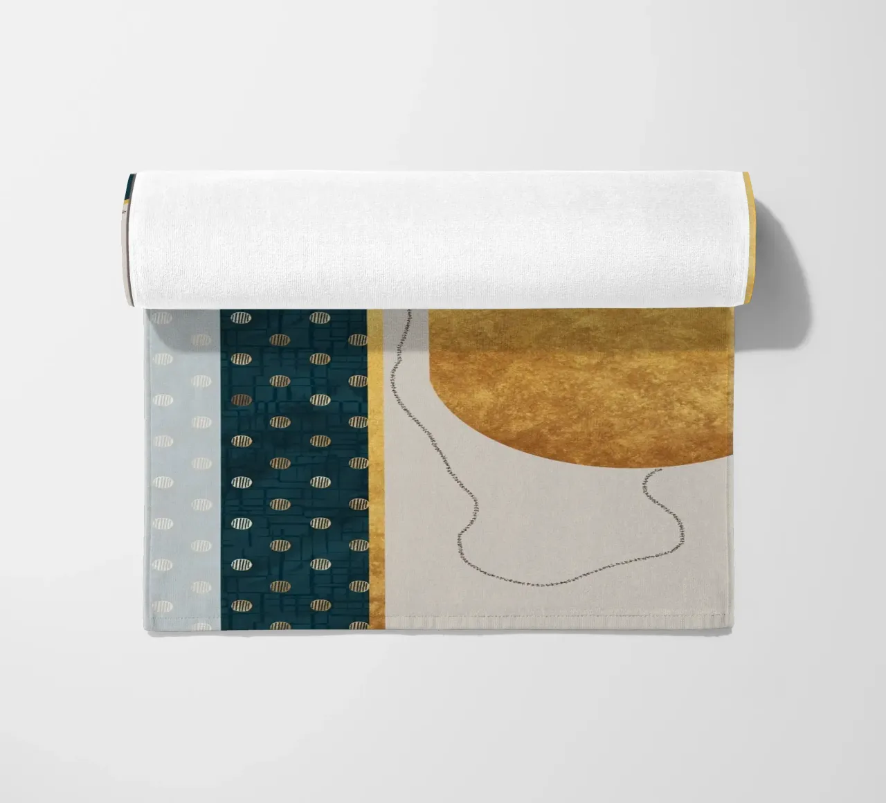 modern abstract art telo mare da vintageshop