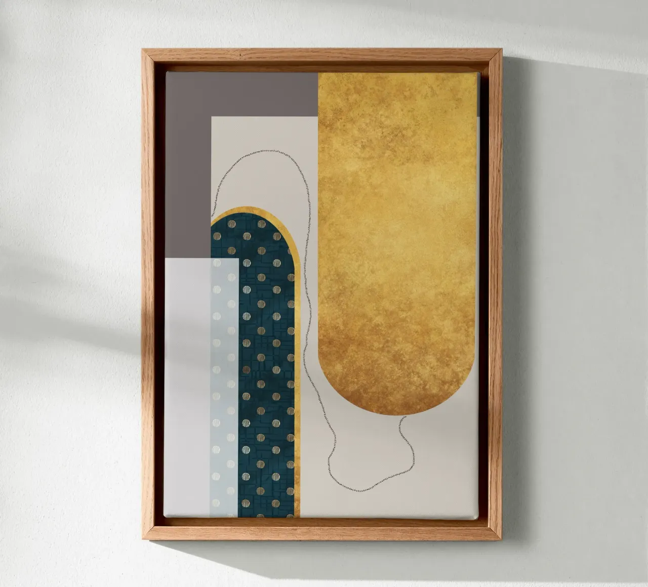 modern abstract art tela da vintageshop
