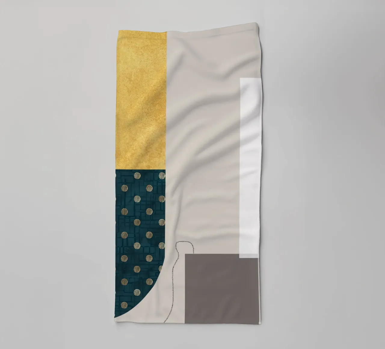 organic modern abstract art asciugamano da bagno da vintageshop