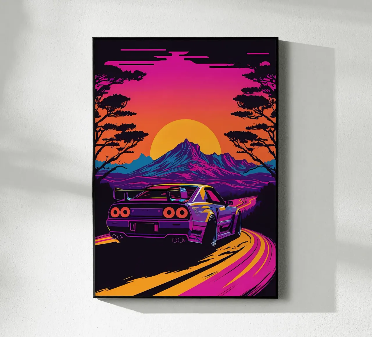 auto sunset mountain plexiglass da MountainShop