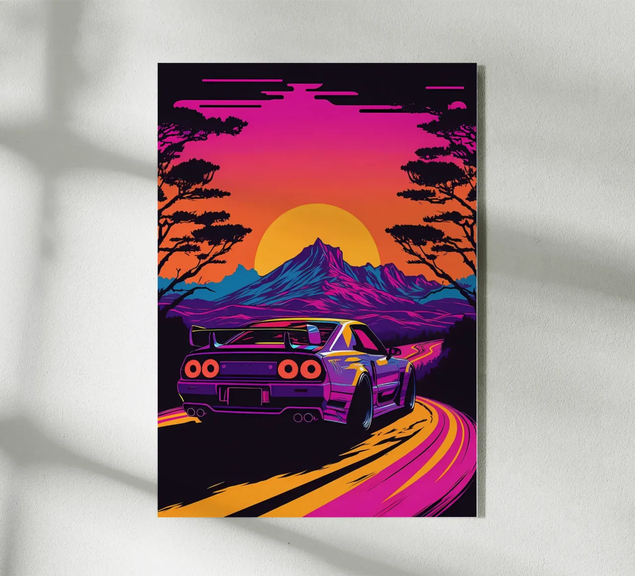 auto sunset mountain plexiglass da MountainShop