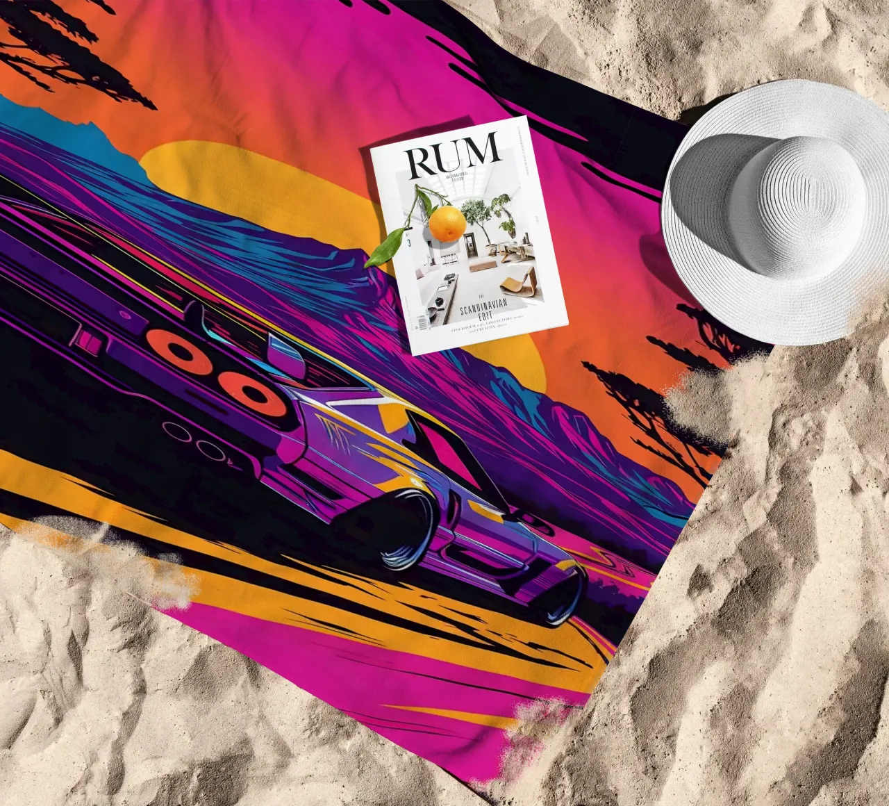 auto sunset mountain telo mare da MountainShop