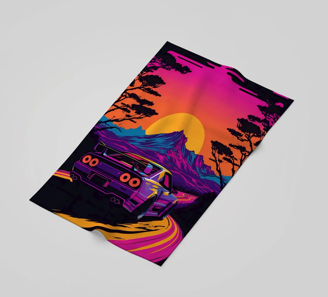 auto sunset mountain telo mare da MountainShop