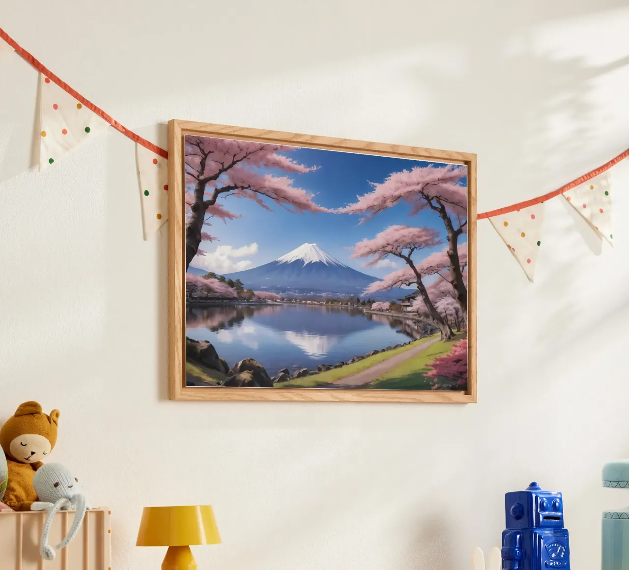 I fiori di ciliegio del Monte Fuji plexiglass da MountainShop