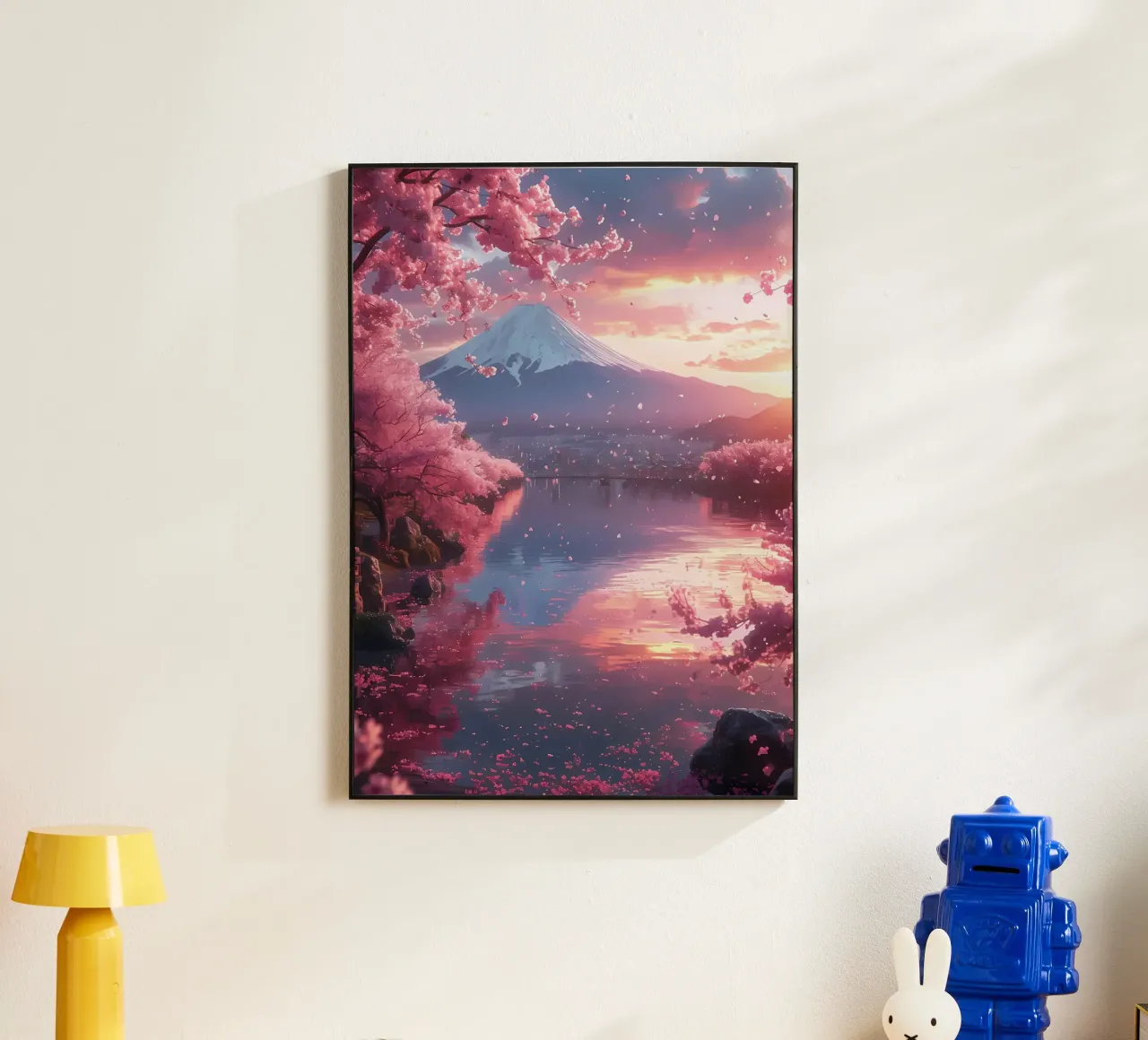 montaña de los cerezos en flor aluminio dibond de MountainShop