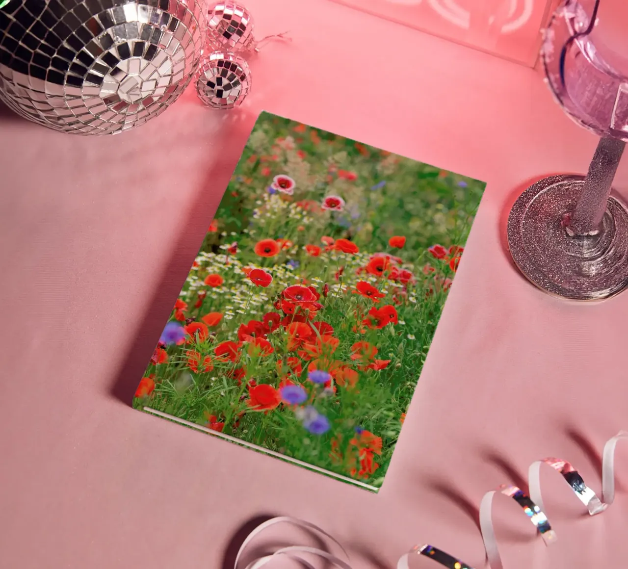 Mixed Poppies notebook by Curious Collections by Marielle Leenders
