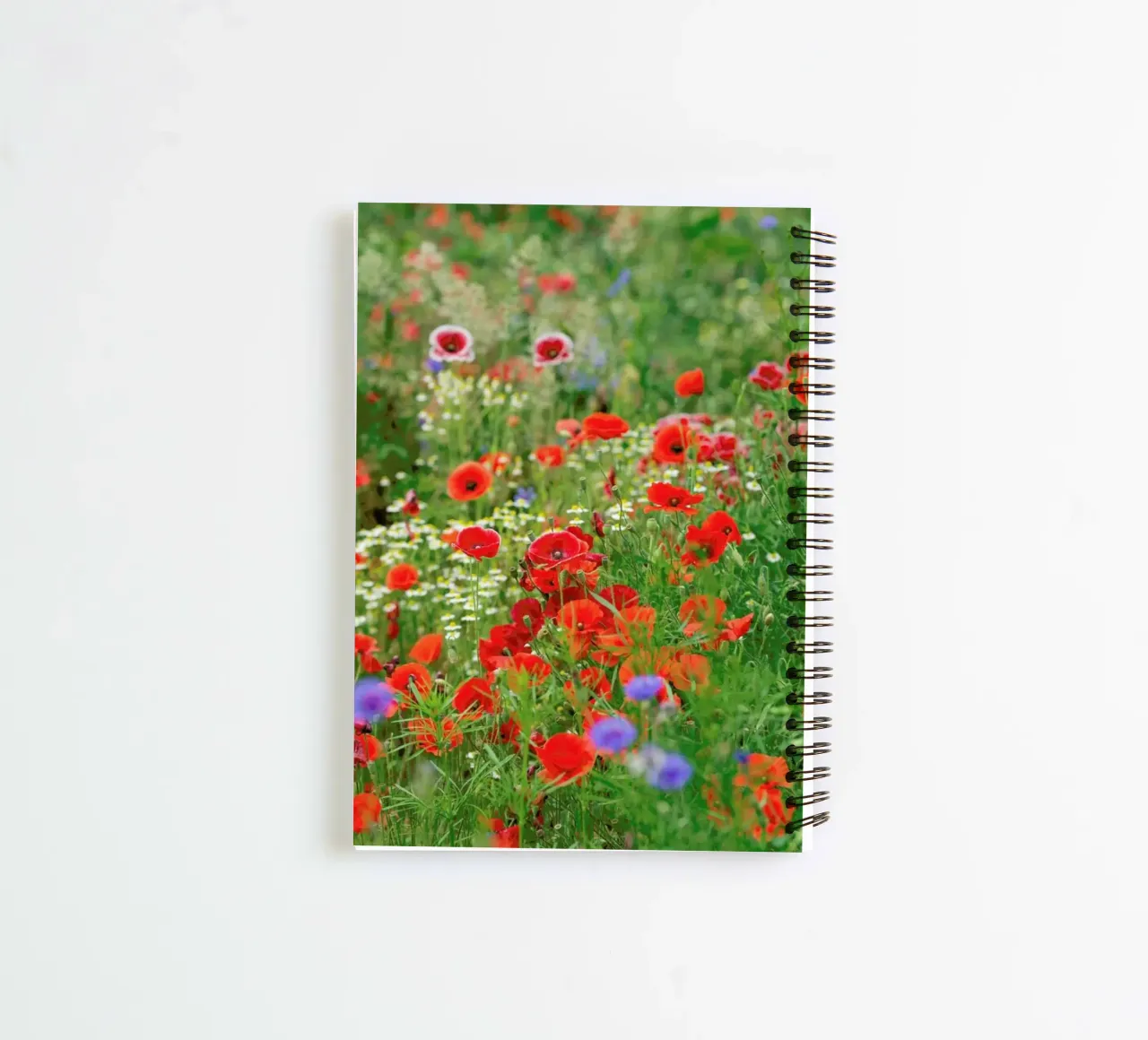 Mixed Poppies spiral notebook by Curious Collections by Marielle Leenders