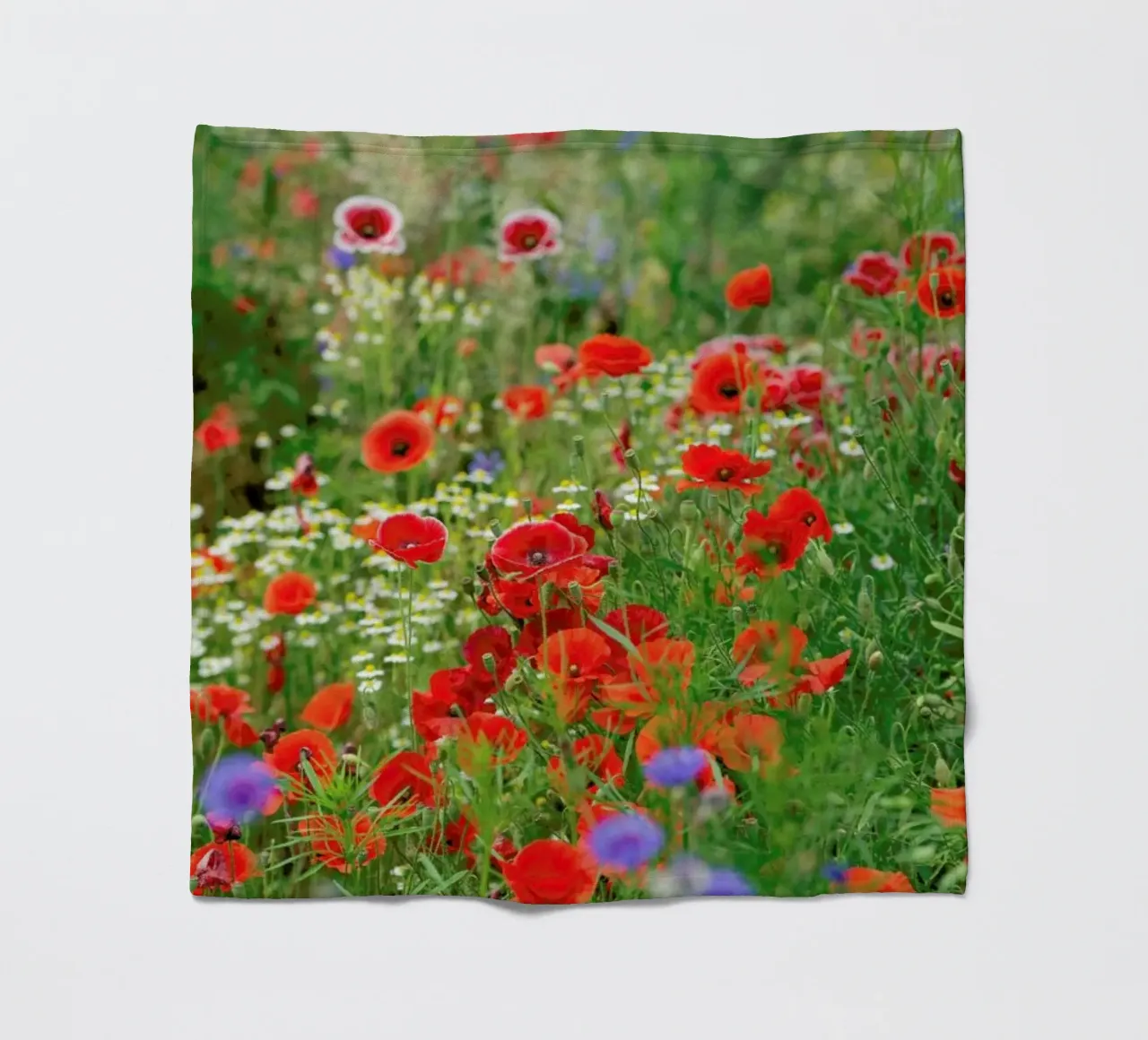 Mixed Poppies coperta in pile da Curious Collections by Marielle Leenders