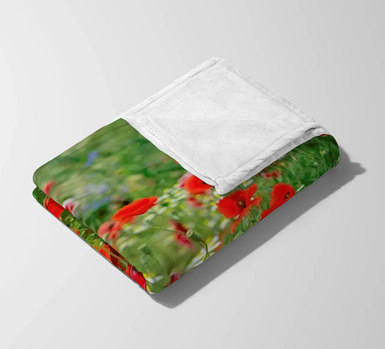 Mixed Poppies coperta in pile da Curious Collections by Marielle Leenders