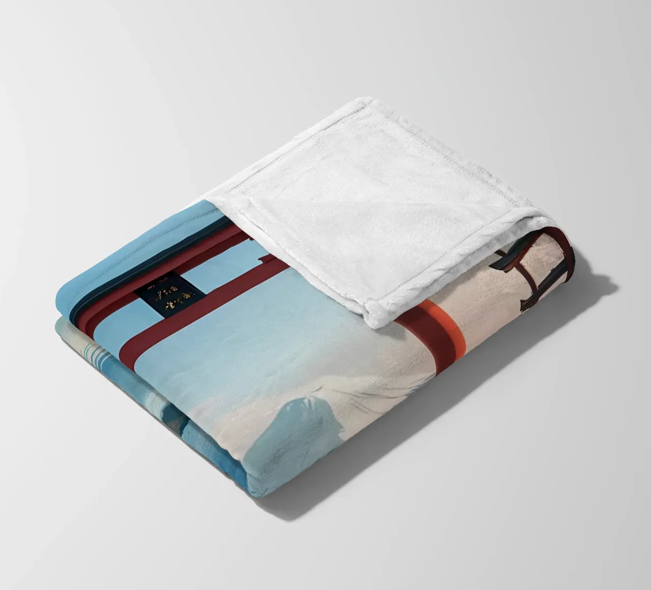 porta torii fiori di ciliegio coperta in pile da MountainShop