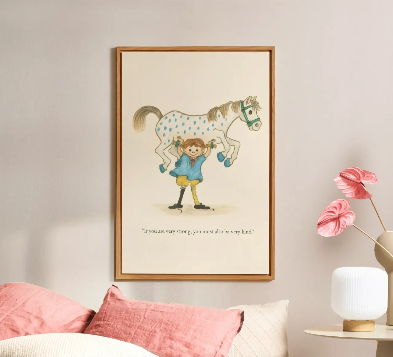 Pippi Longstocking and Little Uncle | 2 alluminio dibond da LittleMieschiefs