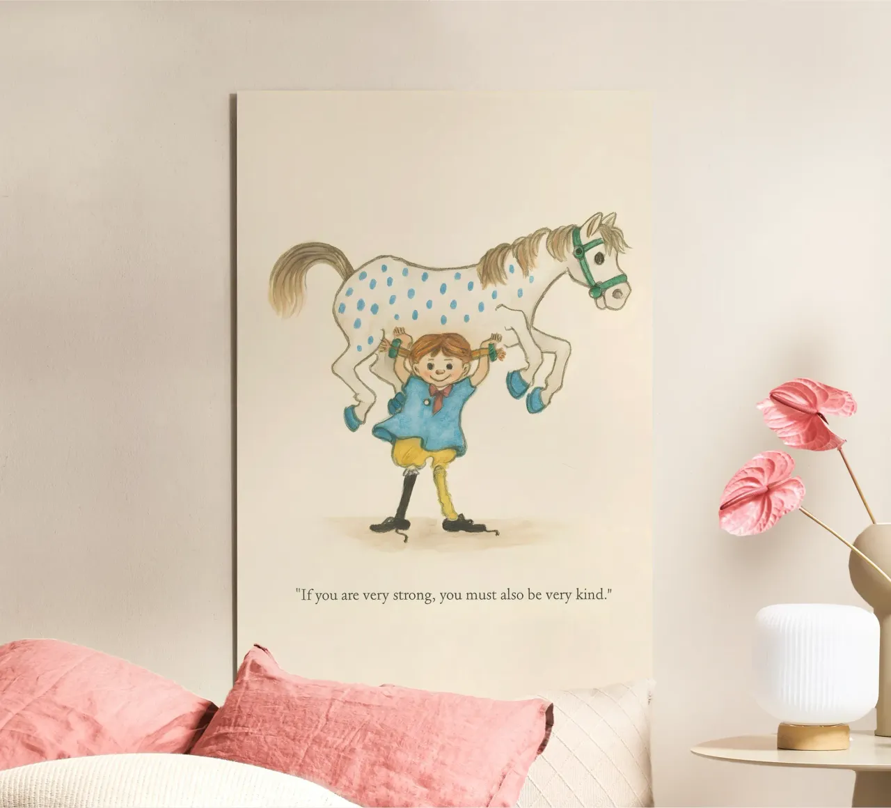 Pippi Longstocking and Little Uncle | 2 alluminio dibond da LittleMieschiefs