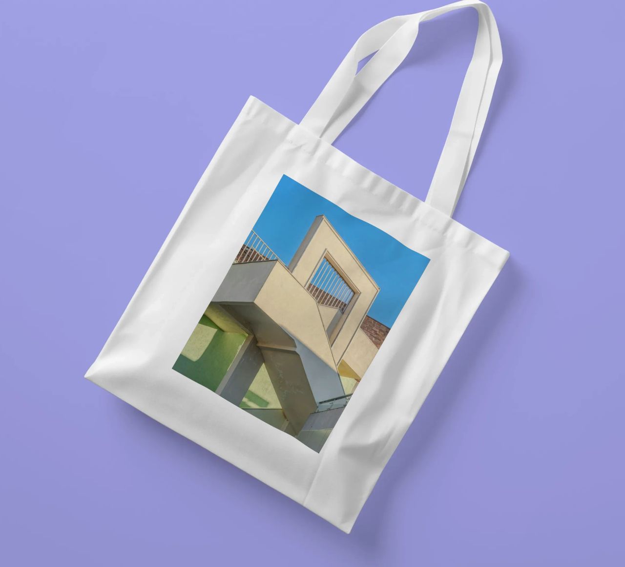 scala borsa in juta da pastel color shape
