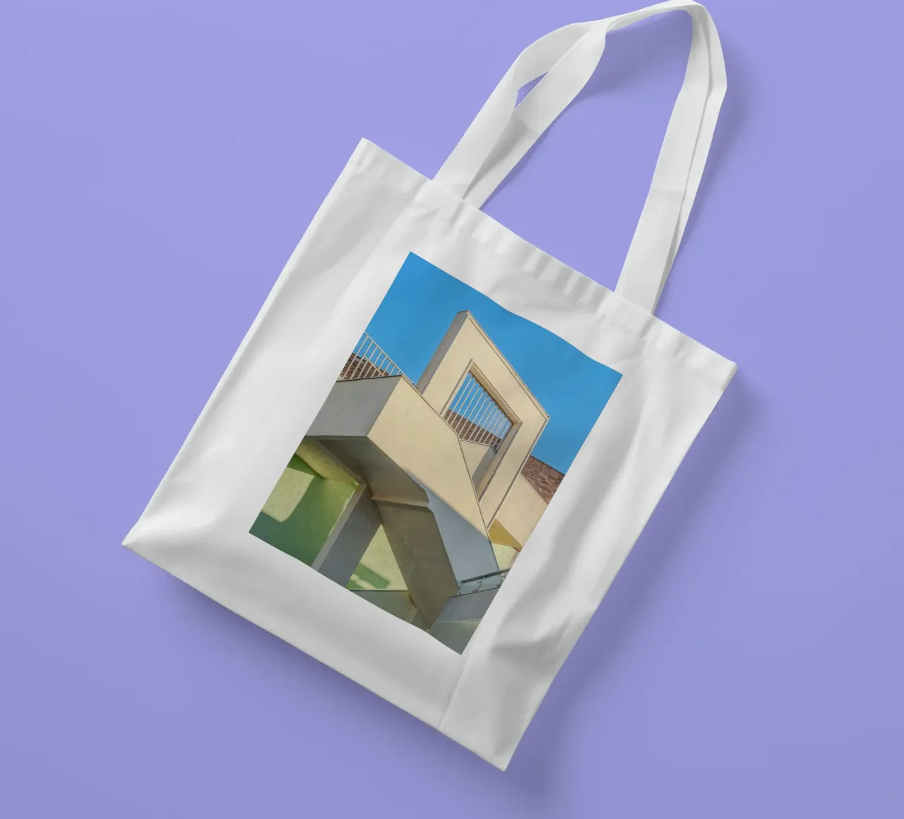 scala borsa in juta da pastel color shape